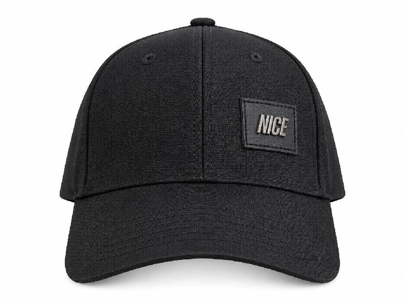 NICE Black Baseball Hat – Unisex Cotton Cap | Five Fifty 550