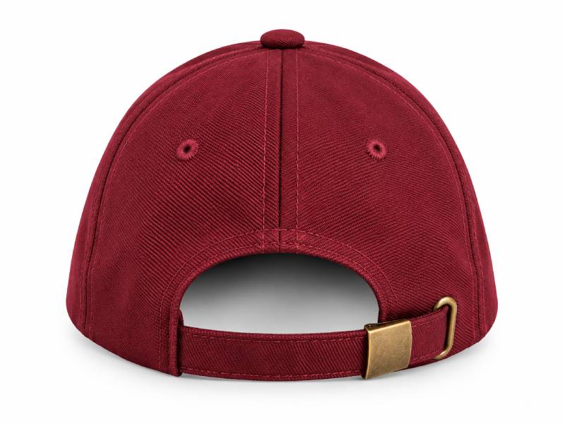 Burgundy Horse Crest Baseball Cap – Maroon Cotton Hat | Five Fifty 550