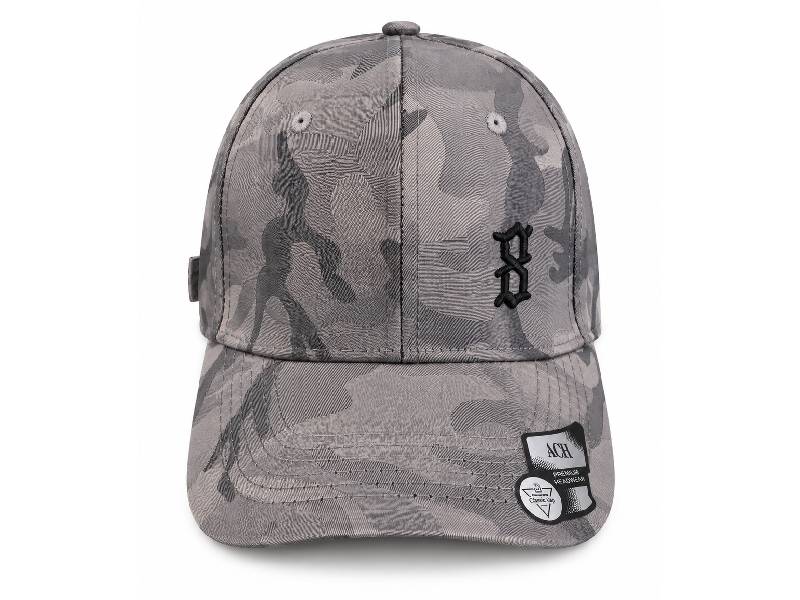 Grey Camo Baseball Cap - Premium