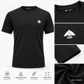 Men's Black Short Sleeve Dri-Fit Performance T-Shirt | Five Fifty