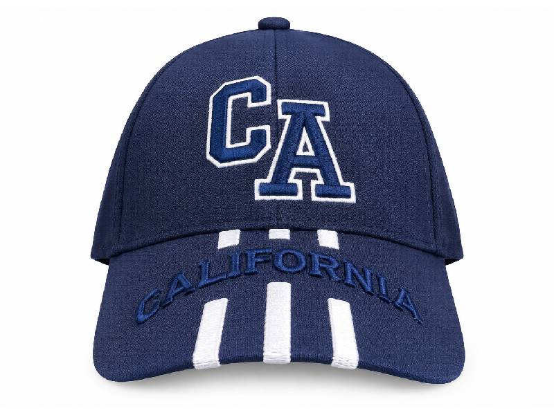 CA California 3D Varsity Embroidered Cap – Navy | Five Fifty 550
