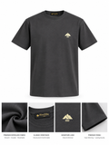 Men's Dark Grey Short Sleeve Crew Neck T-Shirt | Five Fifty 550