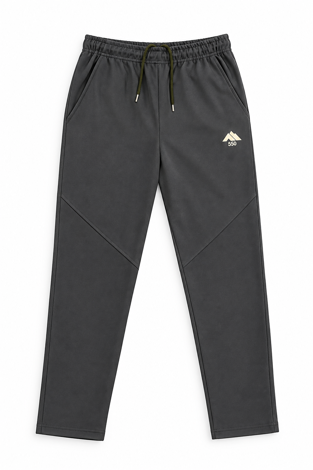 Men's Charcoal Interlock Gym Trousers – Athletic Workout Pants | Five Fifty 550