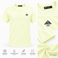 Men's Cream Short Sleeve Dri-Fit Performance T-Shirt | Five Fifty