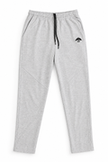 Men's Heather Grey Interlock Trousers – Casual Gym Track Pants | Five Fifty 550