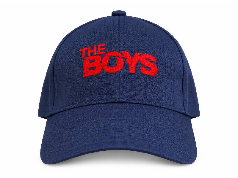 The Boys Embroidered Navy Baseball Cap – Cotton Hat | Five Fifty 550