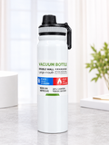 Vacuum Insulated Stainless Steel Water Bottle – White | Five Fifty