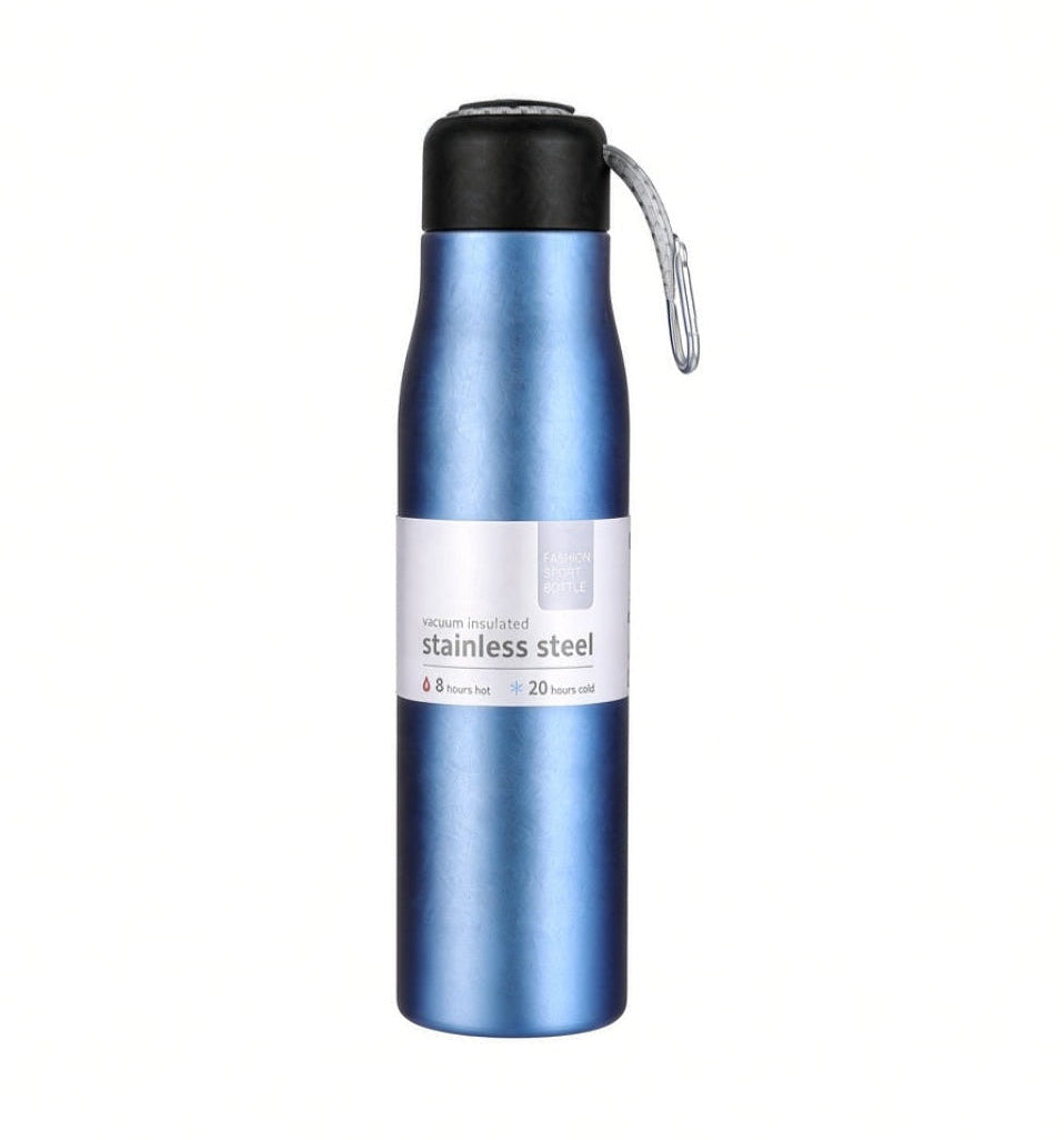 Stainless Steel Vacuum Flask Water Bottle 550ML - Blue