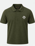 Five Fifty 550 Alpine Embroidered Polo Shirt - Olive