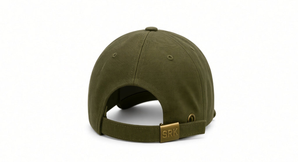 Olive Sovereign Shield Strapback Cap | Five Fifty 550