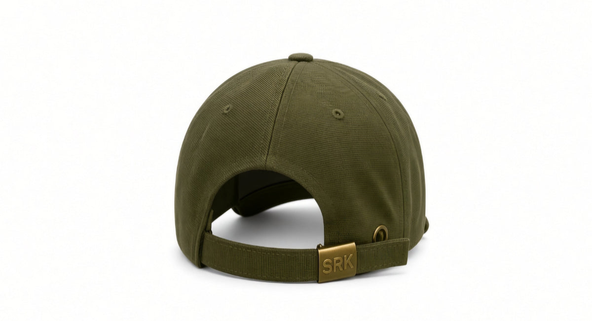 Olive Sovereign Shield Strapback Cap | Five Fifty 550