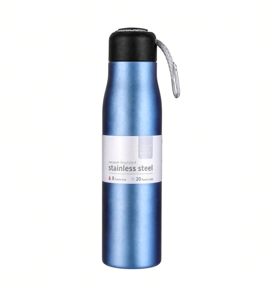 Stainless Steel Vacuum Flask Water Bottle 550ML - Blue